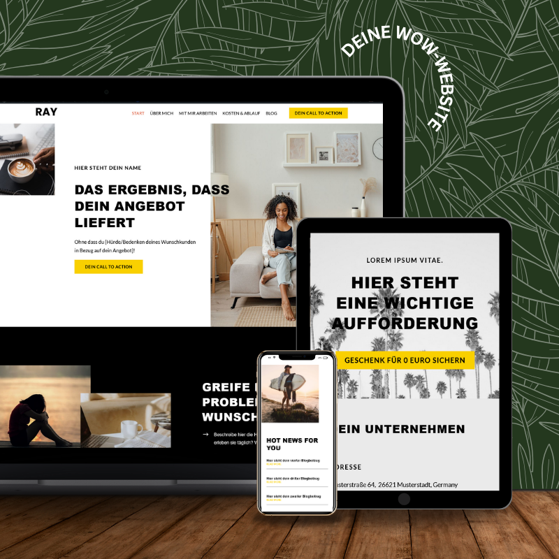ray wow-website Website Template Blaze